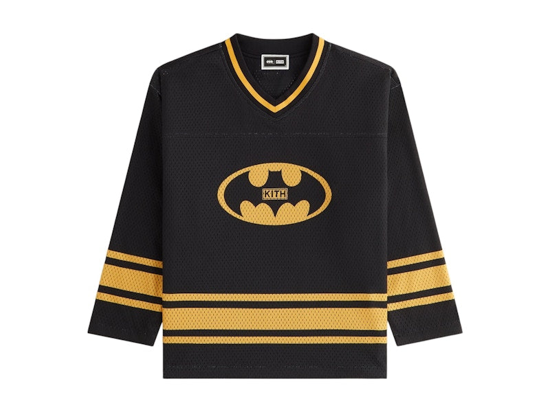 Kith x Batman Kids Long Sleeve Malik Jersey Black