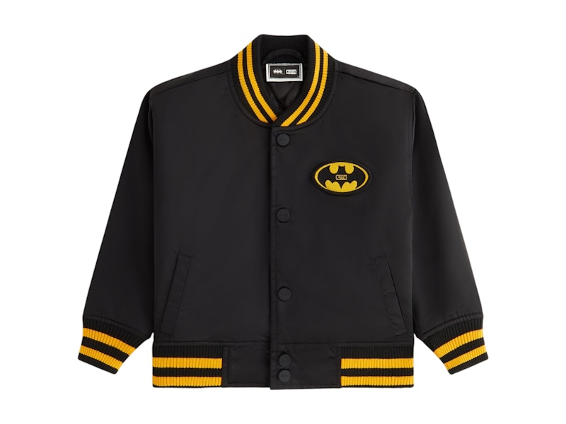 Kith x Batman Kids Satin Bomber Jacket Black
