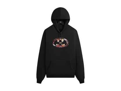 Kith x Batman Logo Vintage Nelson Hoodie Black