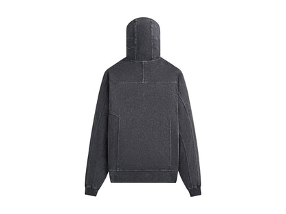 Kith x Batman Quarter Zip Moto Hoodie Black