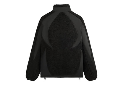 Kith x Batman Quarter Zip Sherpa Jacket Black