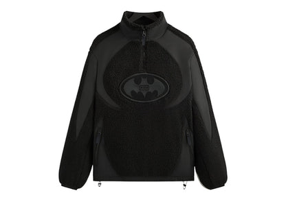 Kith x Batman Quarter Zip Sherpa Jacket Black
