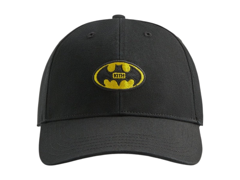 Kith x Batman Twill Aaron Cap Black
