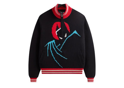 Kith x Batman Wyona Quarter Zip Sweater Black