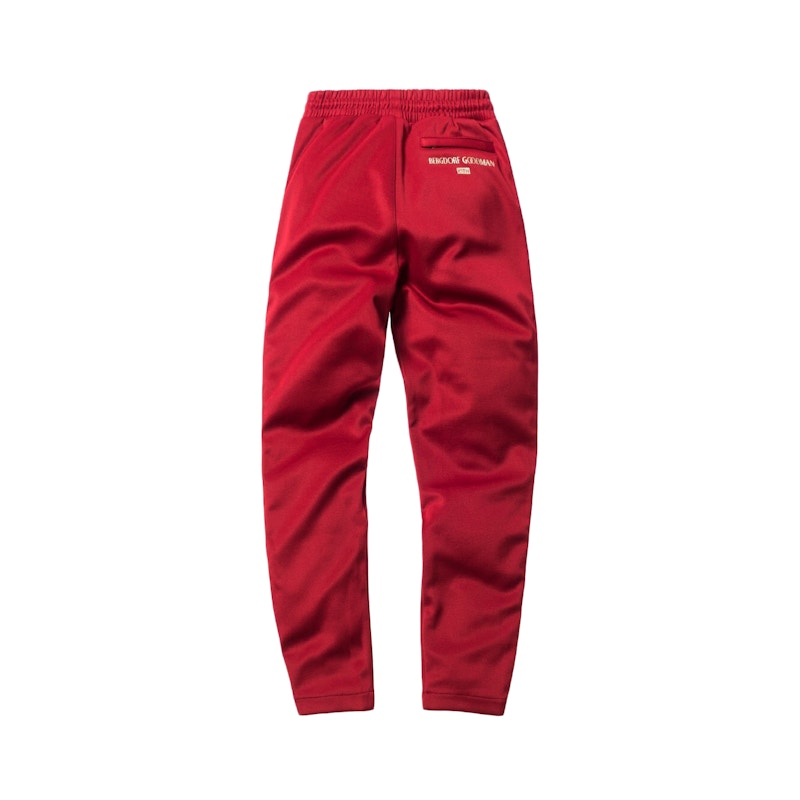 Kith x Bergdorf Goodman Slim Track Pant Scarlet Red