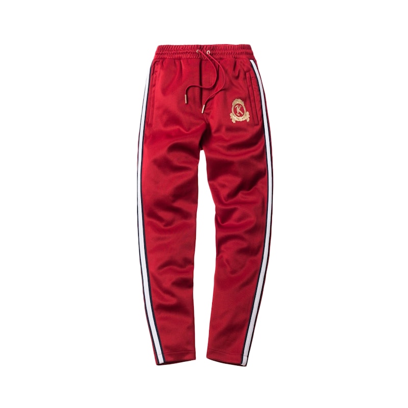 Kith x Bergdorf Goodman Slim Track Pant Scarlet Red