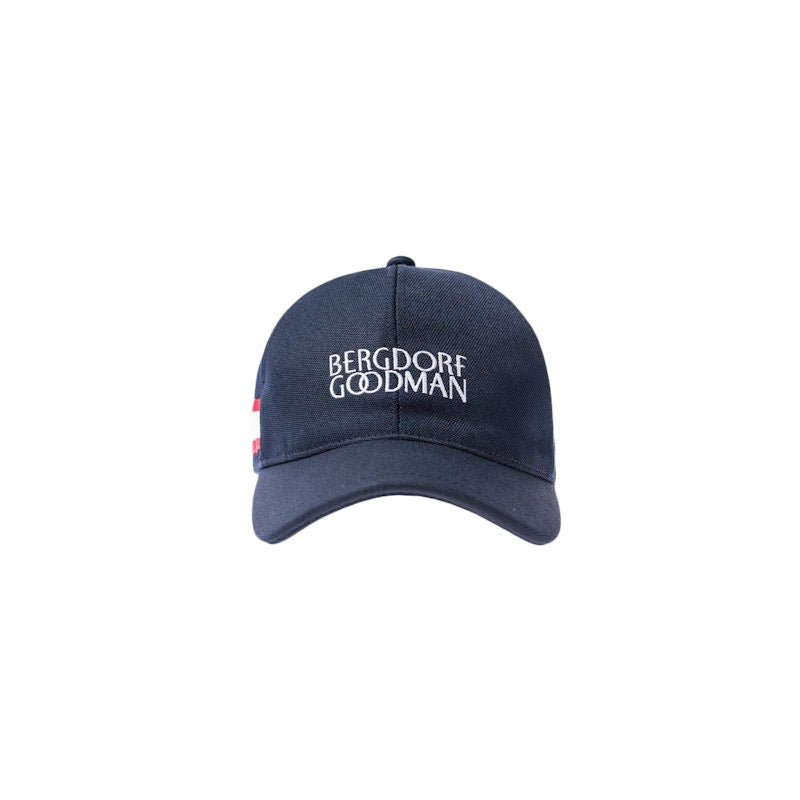 Kith x Bergdorf Goodman Wing Stripe Cap Eclipse Navy