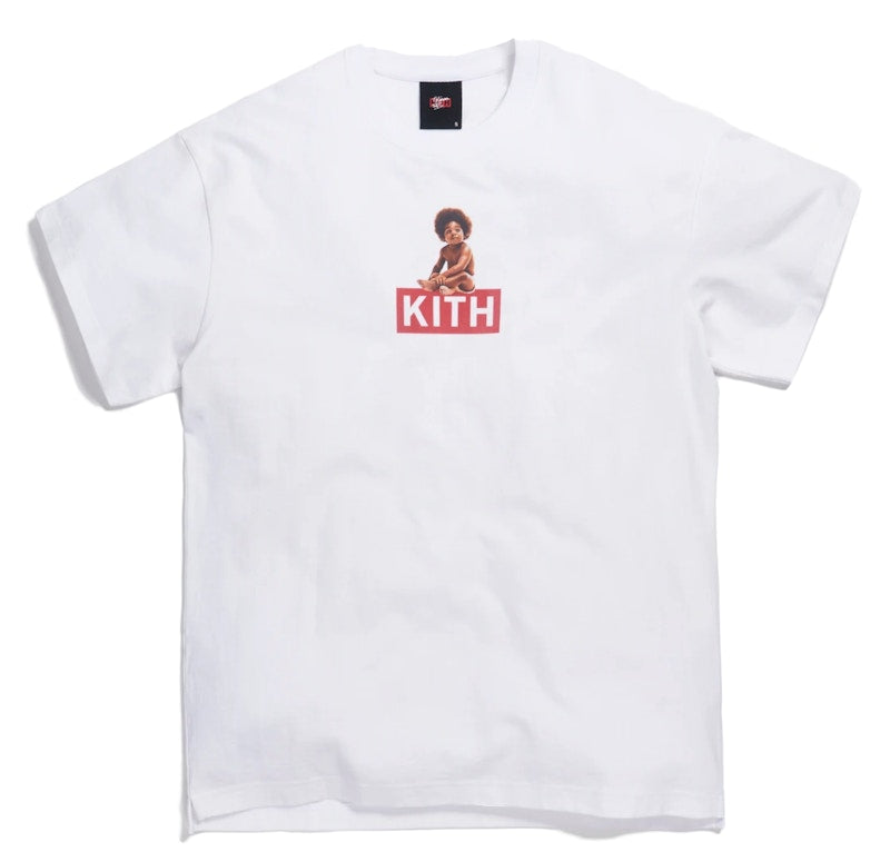 Kith x Biggie Classic Logo Tee White