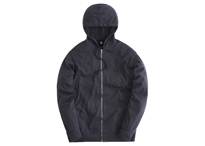 Kith x Calvin Klein Williams I Zip Up Hoodie Battleship