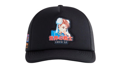 Kith x Capcom Chun Li Nolan Trucker Hat Black