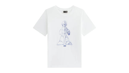 Kith x Capcom Kids Mega Man Sketch Vintage Tee White