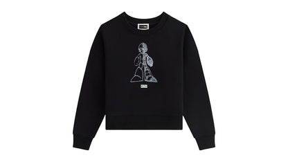 Kith x Capcom Kids Megaman Sketch Nelson Crewneck Black