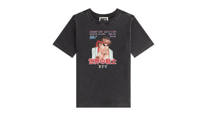 Kith x Capcom Kids Ryu Champion Vintage Tee Black