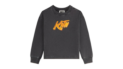 Kith x Capcom Kids Street Fighter Flame Vintage Tee Black