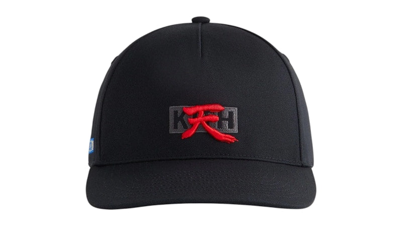 Kith x Capcom New Era Akuma Twill Bay Low Pinch Crown Snapback Black