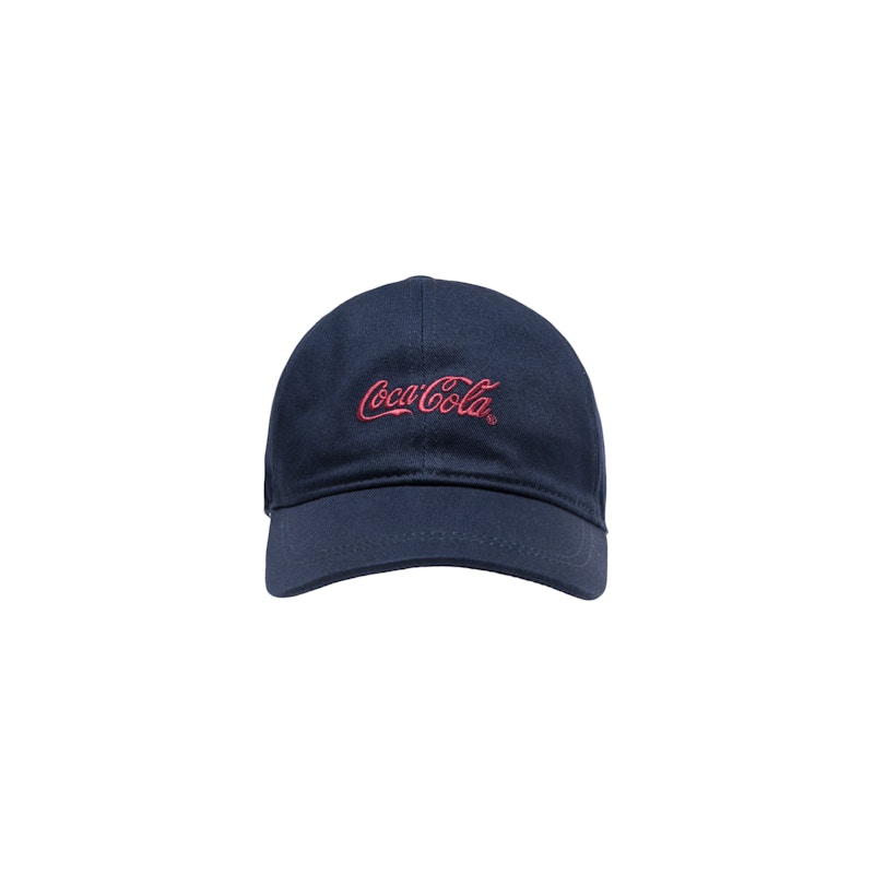 Kith x Coca-Cola Classic Coke Logo Cap Navy