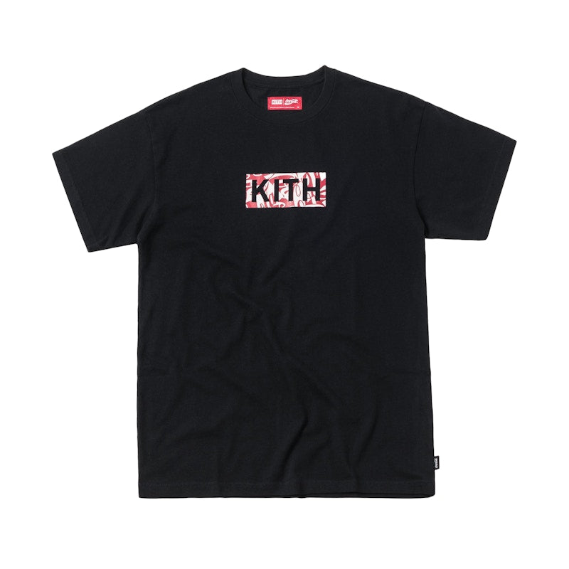 Kith x Coca-Cola Cubed Colors Logo Tee Black