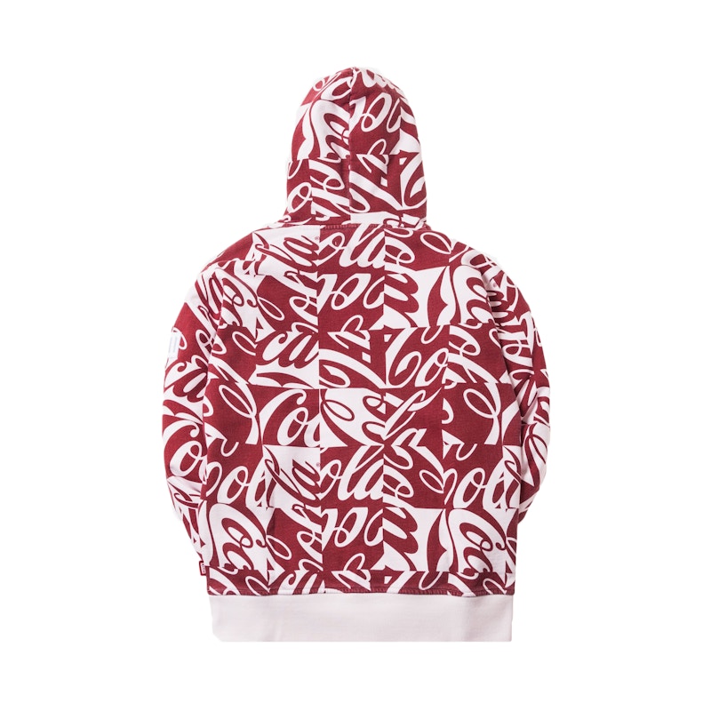 Kith x Coca-Cola Cubed Global Hoodie Red