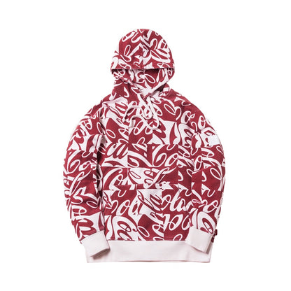 Kith x Coca-Cola Cubed Global Hoodie Red