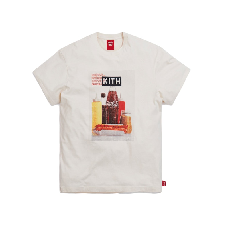 Kith x Coca-Cola Hot Dog Vintage Tee Ivory