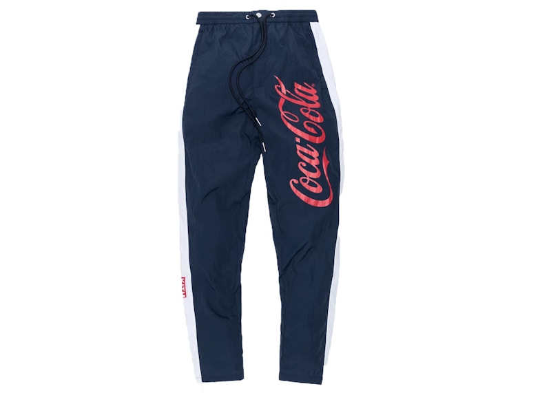 Kith x Coca-Cola Nylon Windbreaker Track Pants Navy