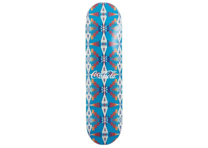 Kith x Coca Cola Pendleton Logo Skateboard Deck Tucson Teal