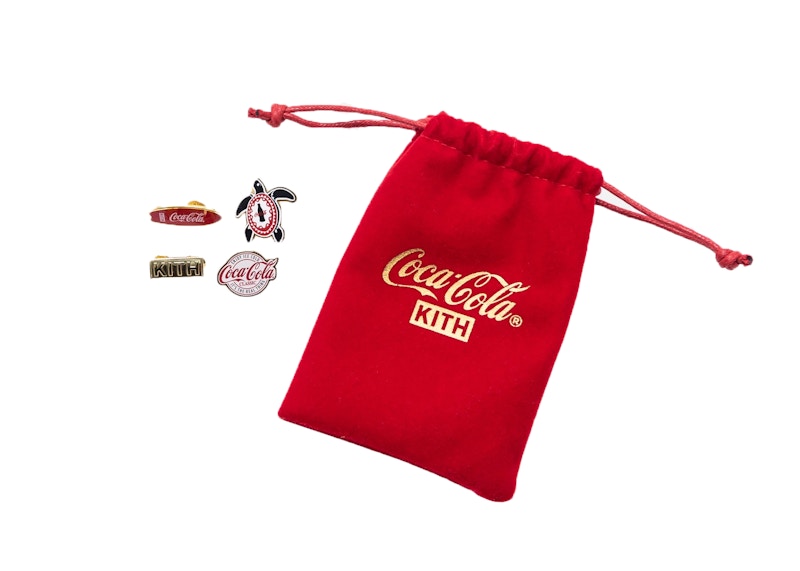 Kith x Coca-Cola Pin Set Red
