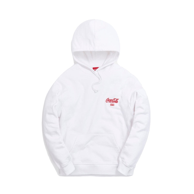 Kith x Coca-Cola Ribbon Logo Hoodie White