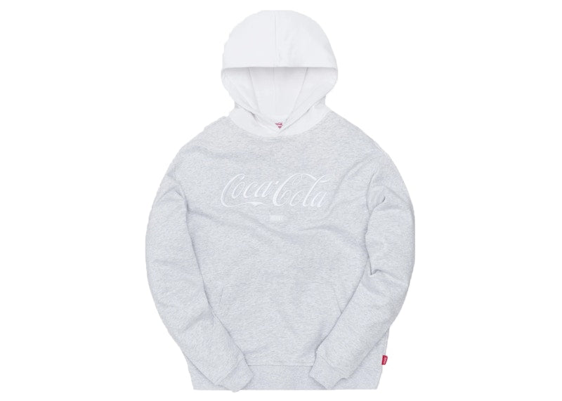 Kith x Coca-Cola Surfboard Williams II Hoodie Light Heather Grey