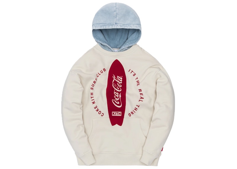Kith x Coca-Cola Surfboard Williams II Hoodie Turtledove