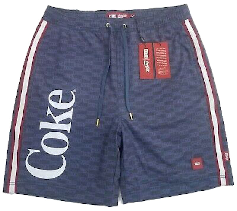 Kith x Coca Cola Tilden Swim Shorts Navy
