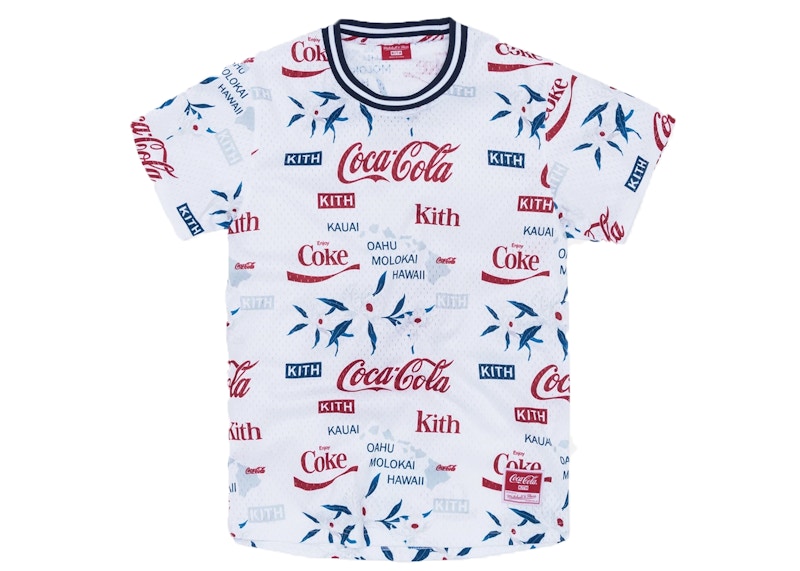 Kith x Coca-Cola x Mitchell & Ness BP Hawaii Jersey White