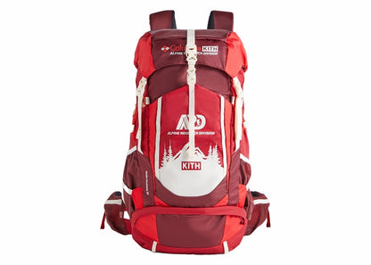 Kith x Columbia 37L Backpack Bright Red
