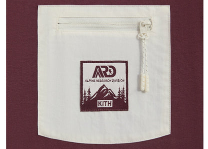 Kith x Columbia Ard Poster Vintage Tee Magma
