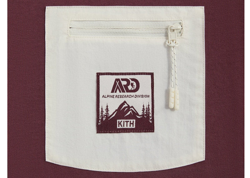 Kith x Columbia Ard Poster Vintage Tee Magma
