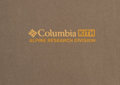 Kith x Columbia Boot Print Vintage Tee Marl