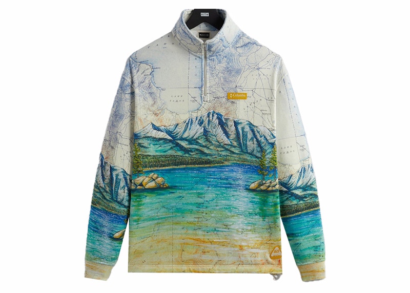 Kith x Columbia Lake Tahoe Quarter Zip Chalk