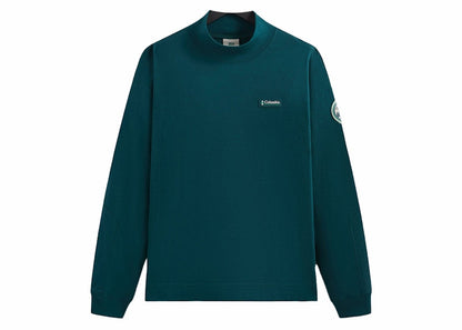 Kith x Columbia Mock Neck Longsleeve Midnight Teal