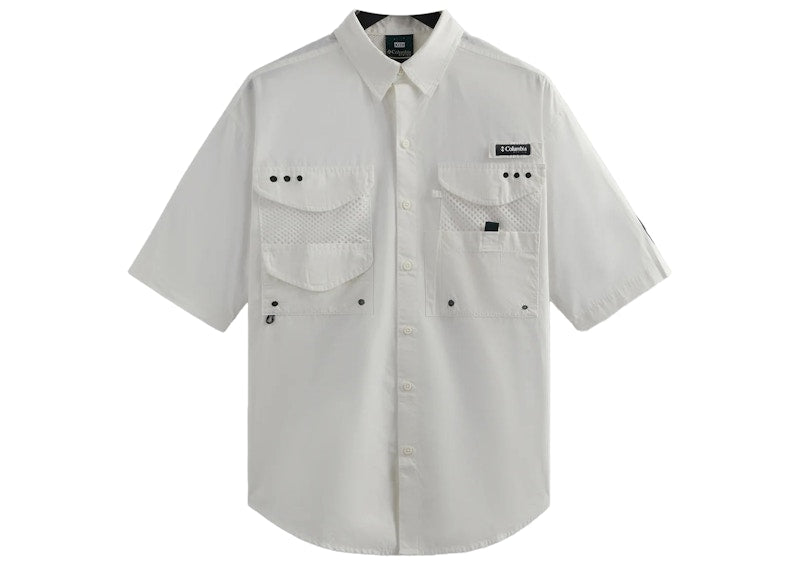 Kith x Columbia PFG Short Sleeve Shirt Sea Salt
