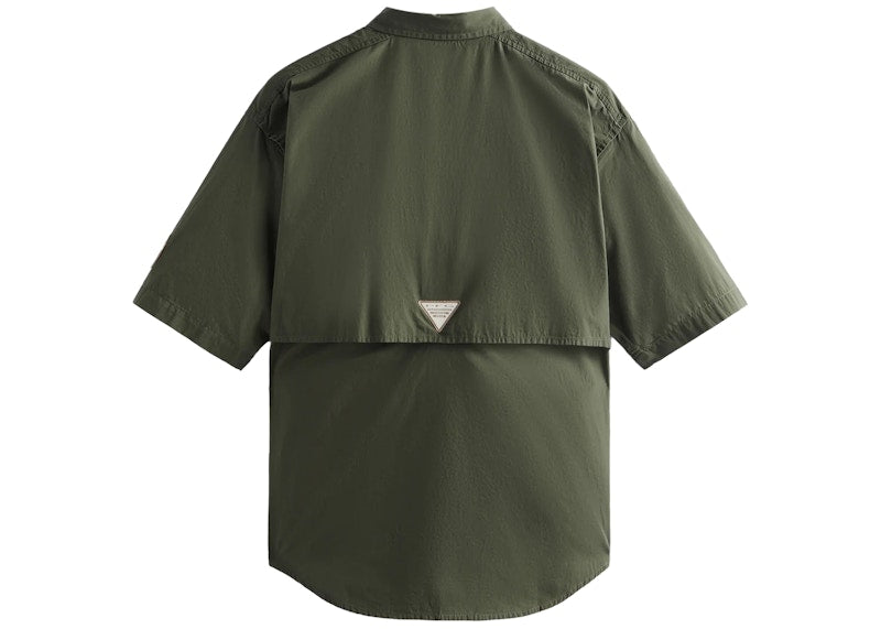 Kith x Columbia PFG Short Sleeve Shirt Surplus Green