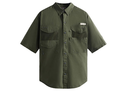 Kith x Columbia PFG Short Sleeve Shirt Surplus Green