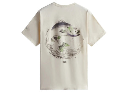 Kith x Columbia PFG Striped Bass Vintage Tee Sandrift