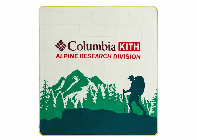 Kith x Columbia Packable Throw Blanket Multicolor