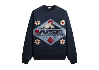 Kith x Columbia Patch Crewneck Nocturnal