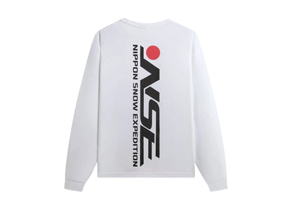 Kith x Columbia Skier Vintage Long Sleeve Tee White