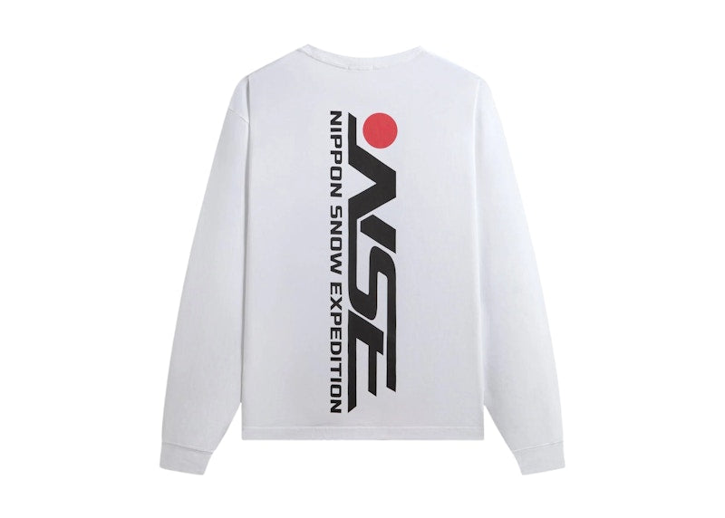 Kith x Columbia Skier Vintage Long Sleeve Tee White