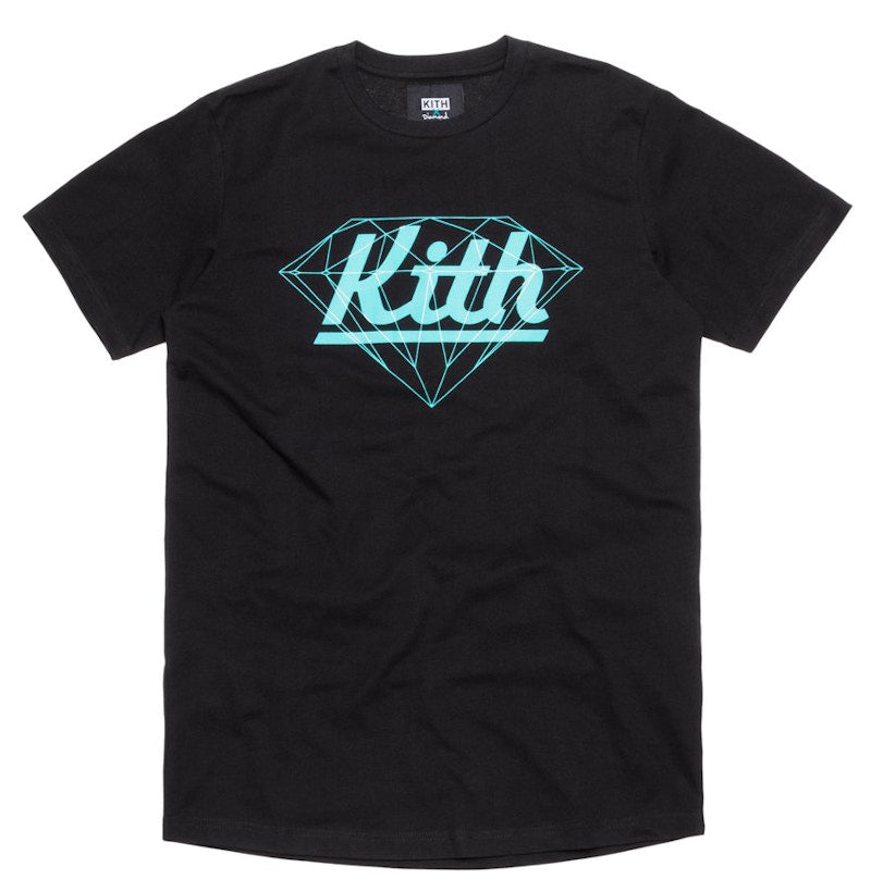 Kith x Diamond Logo Tee Black