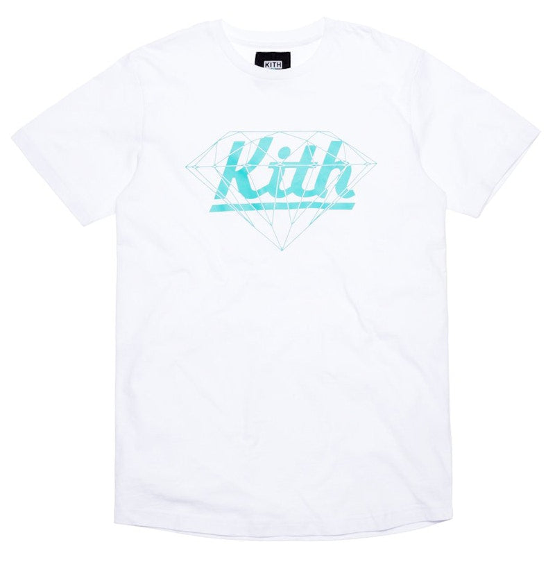 Kith x Diamond Logo Tee White