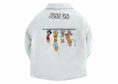 Kith x Disney Baby Mickey & Friends Chambray Apollo Shirt Light Indigo
