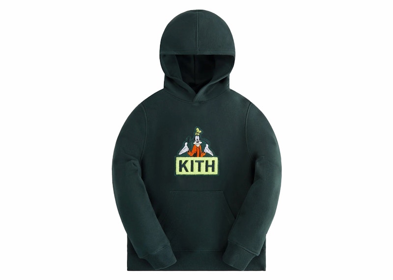 Kith x Disney Kids Mickey & Friends Goofy Classic Logo Hoodie Stadium